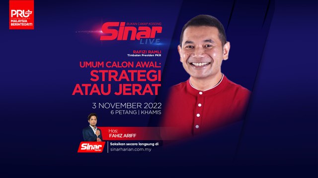 [SINAR LIVE] Umum calon awal: Strategi atau jerat