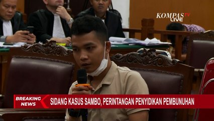Cengengesan, Jaksa Tegur Diryanto ART Ferdy Sambo di Persidangan