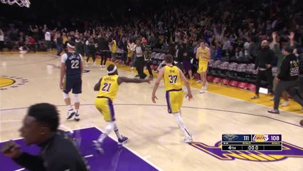 Download Video: Lakers make it back-to-back wins in nervy New Orleans clash