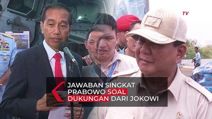Jawaban Prabowo Terkait Dukungan dari Jokowi soal Kontestasi Pilpres 2024