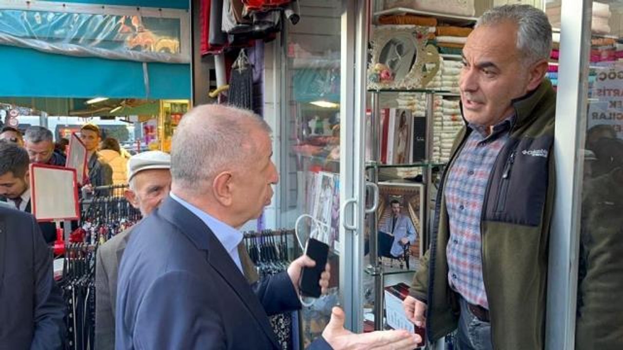 Esnafa, "13 milyonluk sığınmacı kalsın mı?" diye soran Ümit Özdağ beklemediği bir cevap aldı: Peygamber efendimiz de muhacirdi