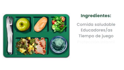 El comedor escolar es mucho más que una comida saludable