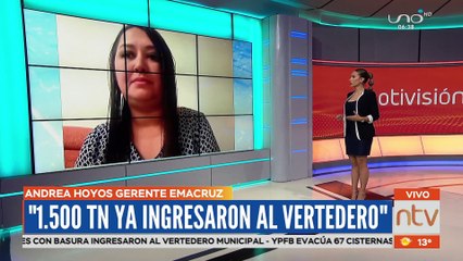 Miles de toneladas de basura acumulada en la ciudad de Santa Cruz ya comienza a levantarse.