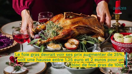 Download Video: Foie gras, saumon, champagne : Noël va-t-il vous coûter plus cher cette année ?