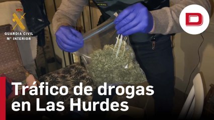 Desmantelado un punto de venta de drogas en una pedanía de Las Hurdes (Cáceres)