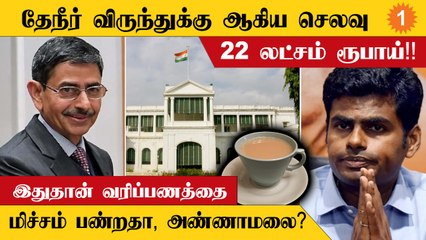 தமிழ்நாடு ஆளுநர் ஆர்.என்.ரவி கொடுத்த Costlyயான தேநீர் விருந்து!
