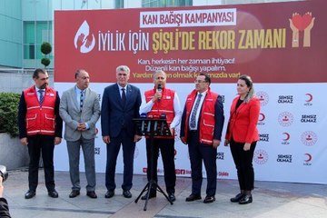 VALİ YERLİKAYA'NIN KATILIMIYLA KAN BAĞIŞI REKOR DENEMESİ