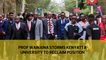 Prof Wainaina storms Kenyatta University to reclaim position