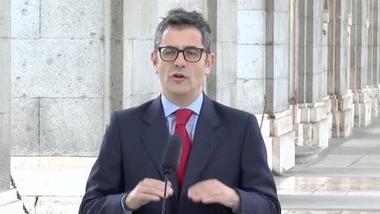 Bolaños: "Hoy España se ha levantado más digna, con una democracia mejor"