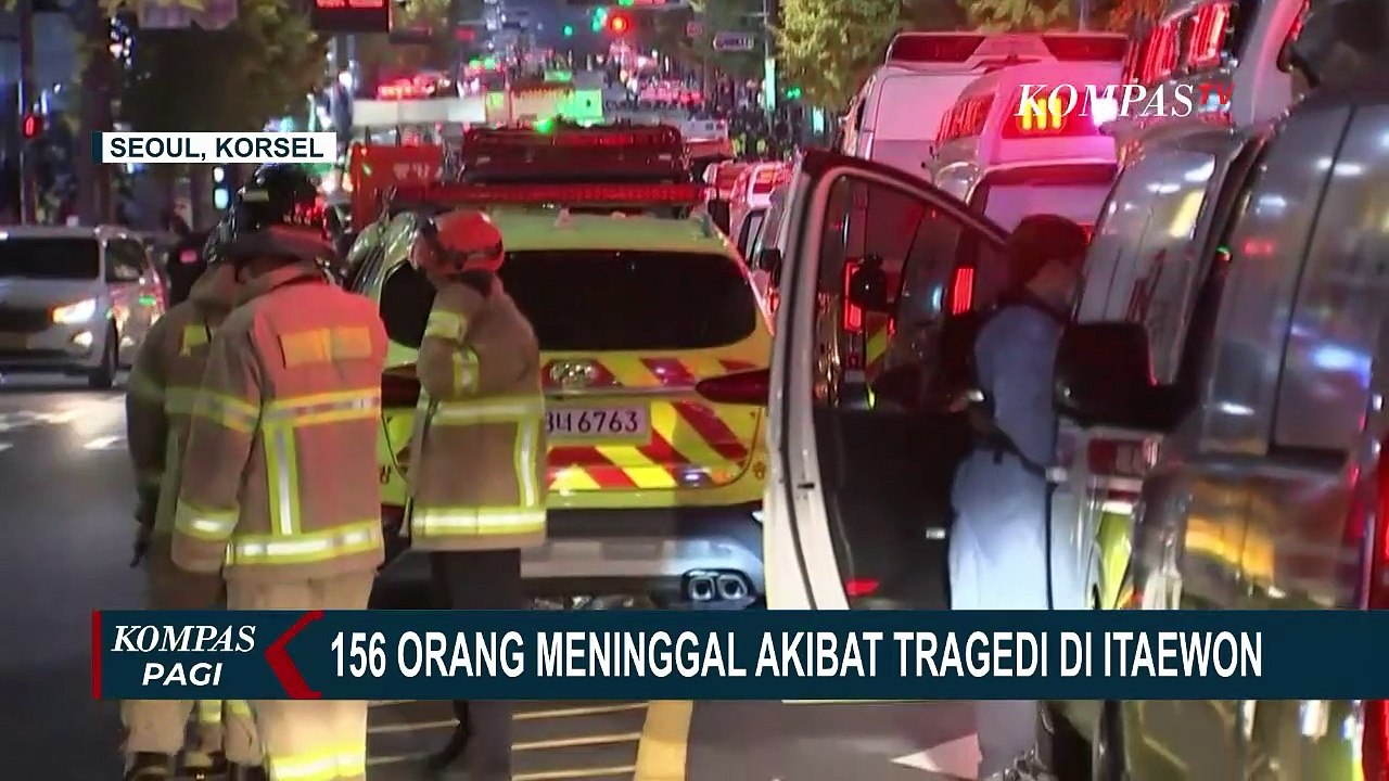 Hingga 2 November: Total 156 Orang Tewas dalam Tragedi Perayaan Halloween di Itaewon