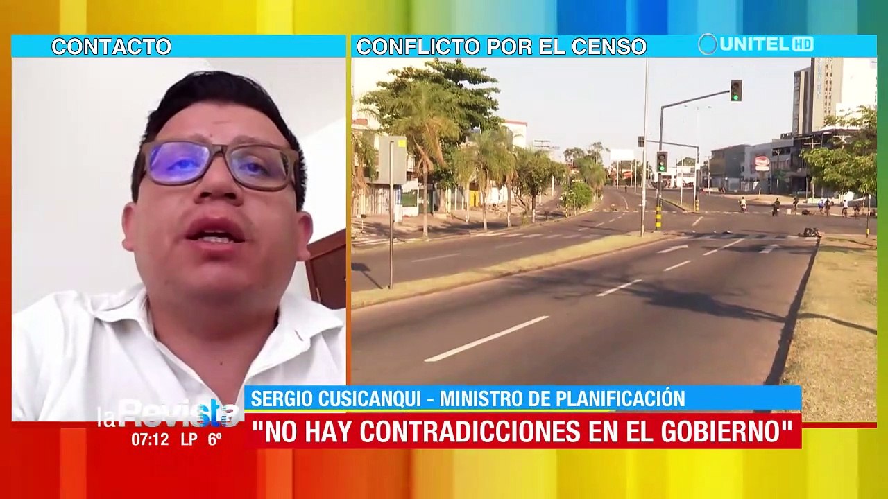 Censo: “Teníamos un preacuerdo”, dice el ministro Cusicanqui sobre reunión con el Comité Impulsor
