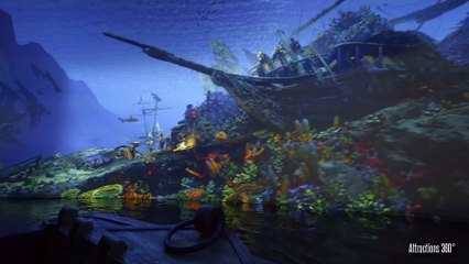 [4K] Immersive Pirates Ride at Shanghai Disneyland - Amazing Ride Technology