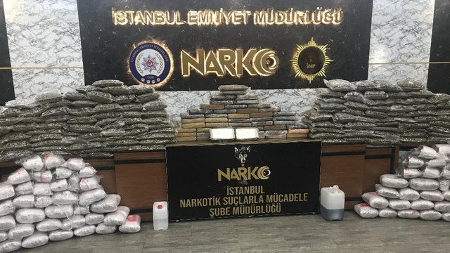 İstanbul'da narkotik operasyonu: 248 kilo uyuşturucu ele geçirildi