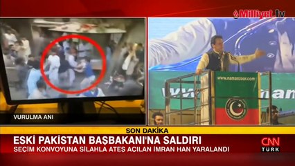 Eski Pakistan Başbakanı Han'a suikast girişimi!