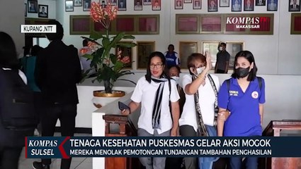 Ratusan Nakes Di Kota Kupang Gelar Aksi Mogok Kerja