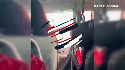 İETT otobüsünde klima borusu vatandaşın yüzüne patladı