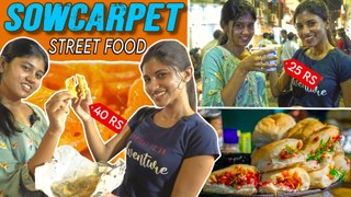 Exploring Sowcarpet Street Foods  | 50 ருபாய்க்கே வயிறு நிறைஞ்சிறுச்சு ❤️ | Dharshini Vlogs