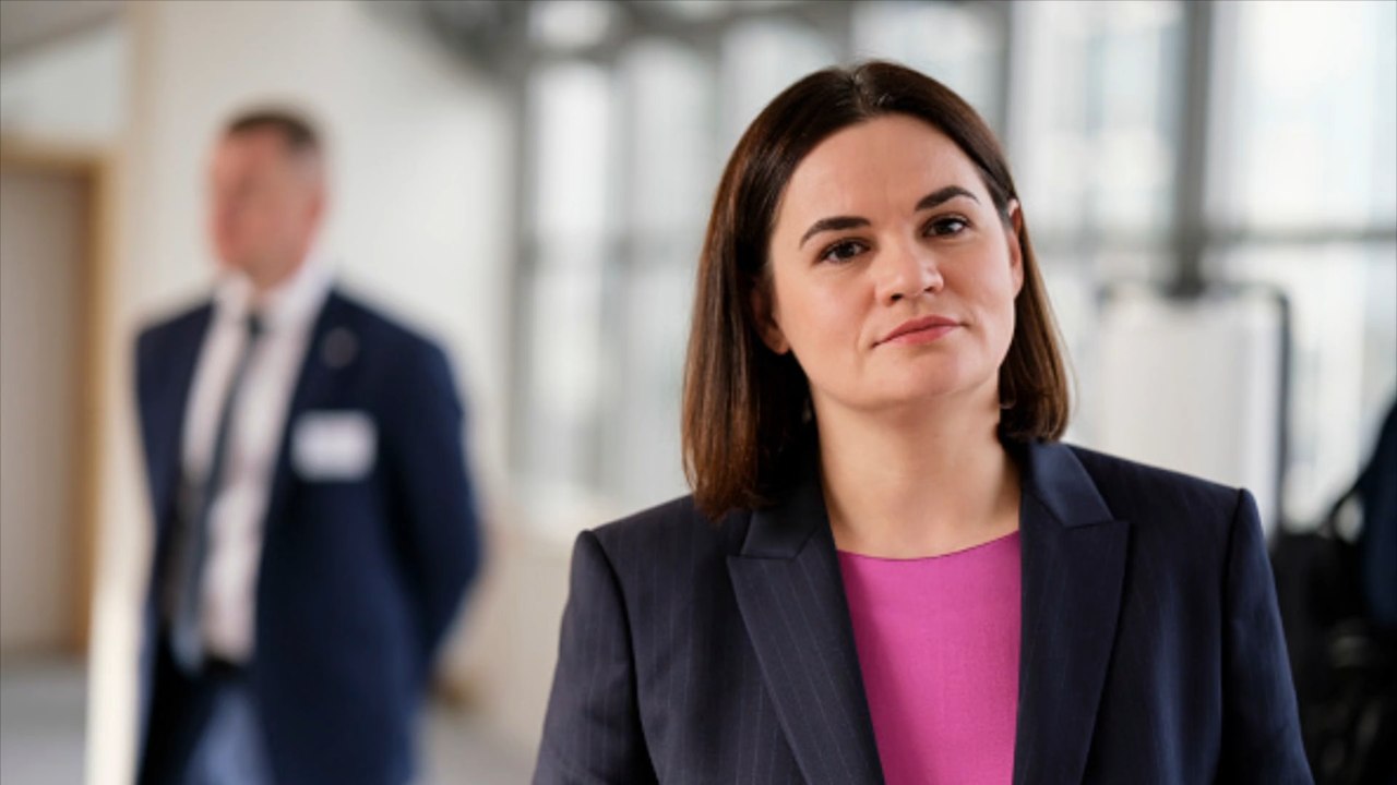 Tichanowskaja: Belarus wird nicht an der Seite Russlands kämpfen