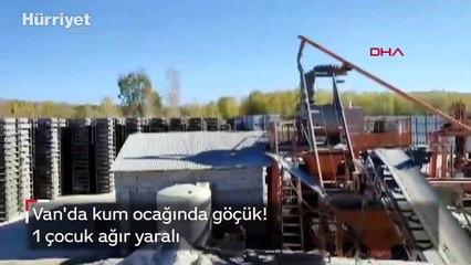 Van'da kum ocağında göçük