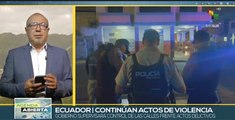 En Ecuador prosiguen los hechos violentos