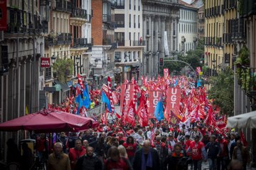 Los trabajadores toman Madrid y advierten: "Esto no parará hasta que haya salarios dignos"
