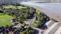 My DJI Mini 3 pro drone above Manningtree Mistley Essex and view from the top 2022