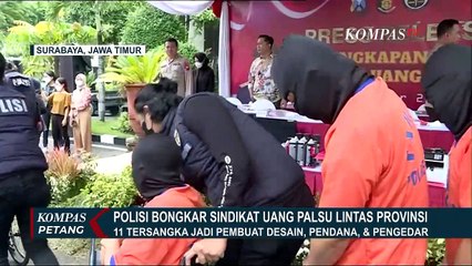 Polisi Ungkap Jaringan Pembuat dan Pengedar Uang Palsu Lintas Provinsi, 11 Tersangka Ditangkap!