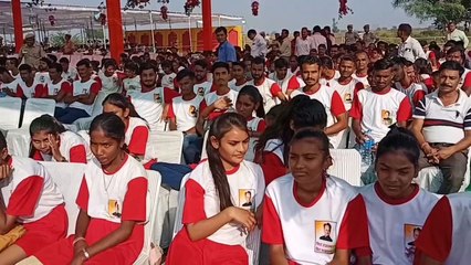 बारां के पास बड़ां बालाजीधाम पर मुख्यमंत्री की जनसभा, खेल प्रतिभाओं का किया सम्मान