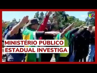 Ministério Público investiga saudação semelhante à nazista feita por bolsonaristas em SC