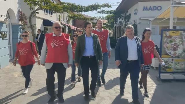 CHP Heyeti Çeşme'de Esnaf ve Yurttaşları Dinledi