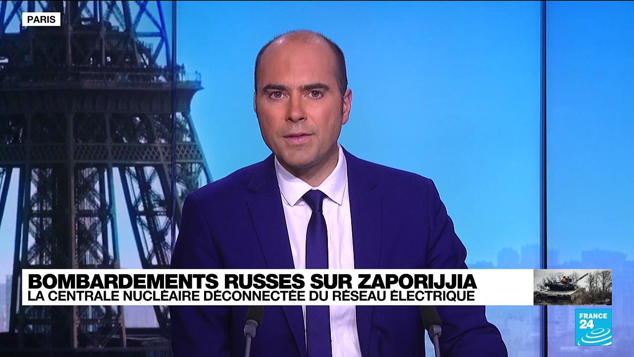 Ukraine : la centrale nucléaire de Zaporijjia déconnectée du réseau électrique
