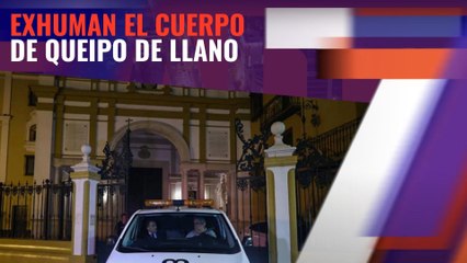 Exhuman el cuerpo de Queipo de Llano con nocturnidad