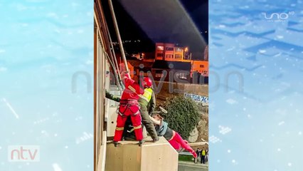 Bomberos Antofagasta frustra un intento de suicidio en el puente Ferrobeni en La Paz