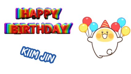 Kim Jin, 김 진 birthday song for BTS member