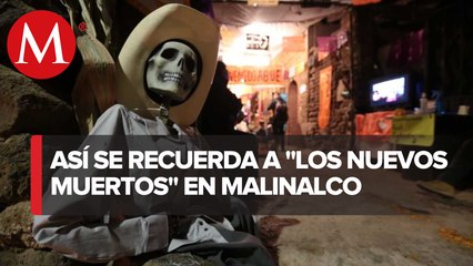 Así son las ofrendas de "Los nuevos muertos" en Malinalco, Edomex