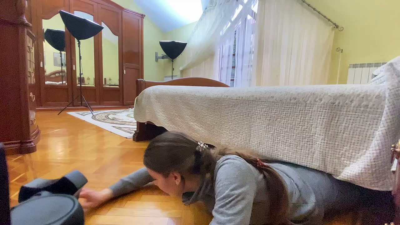Hiding From My Dog Under My Bed _ Hide and Seek