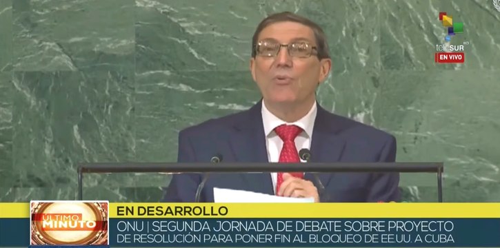 Canciller de Cuba devela las afectaciones del bloqueo a Cuba en cifras