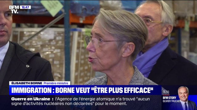 Élisabeth Borne à propos du projet de loi sur l'immigration: On veut favoriser l'intégration, l'insertion par le travail