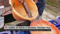 HASIL STUDI - SUMBER AIR MINUM RUMAH TANGGA 70% TERCEMAR TINJA