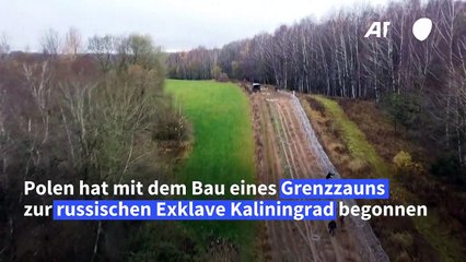 Polen baut Zaun an Grenze nach Kaliningrad
