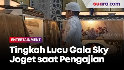 Tingkah Lucu Gala Sky Joget-joget di Pengajian Setahun Vanessa Angel dan Bibi Ardiansyah