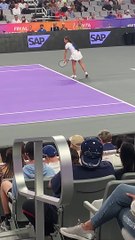 Watching Caroline Garcia Play Against Daria Kasatkina Part One