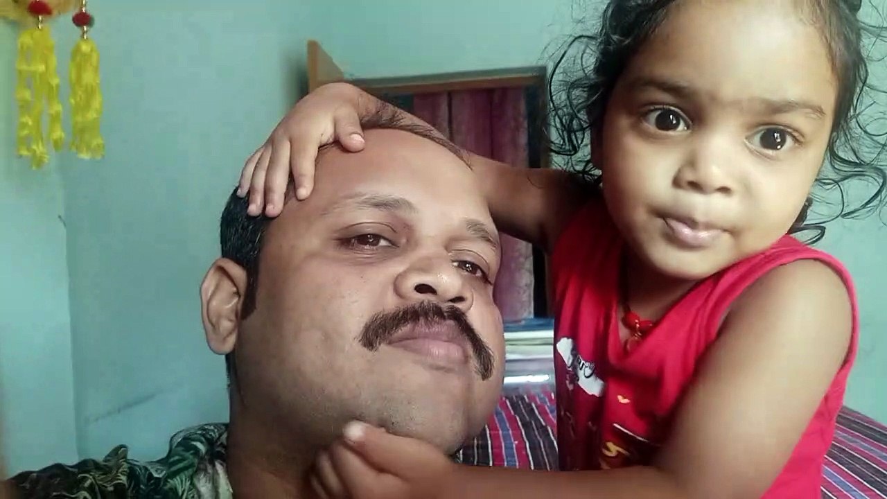 Father Daughter Love Cute daughter with Father Funny Video