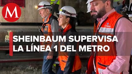 Primera etapa de L1 del Metro lleva 85% de avance en colocación de vías: Sheinbaum