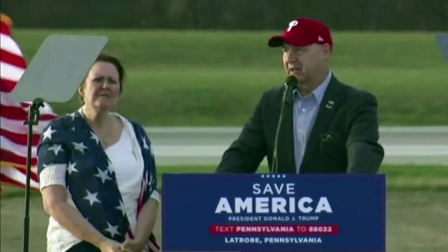 Doug Mastriano Speaks at Save America Rally in Latrobe, Pennsylvania November 05 2022