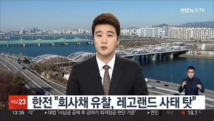 한전 "회사채 유찰, 레고랜드 사태 탓"