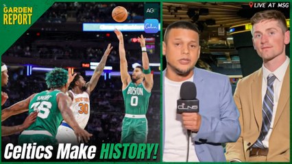 Celtics Set 3PT RECORD vs Knicks at MSG | Postgame Report