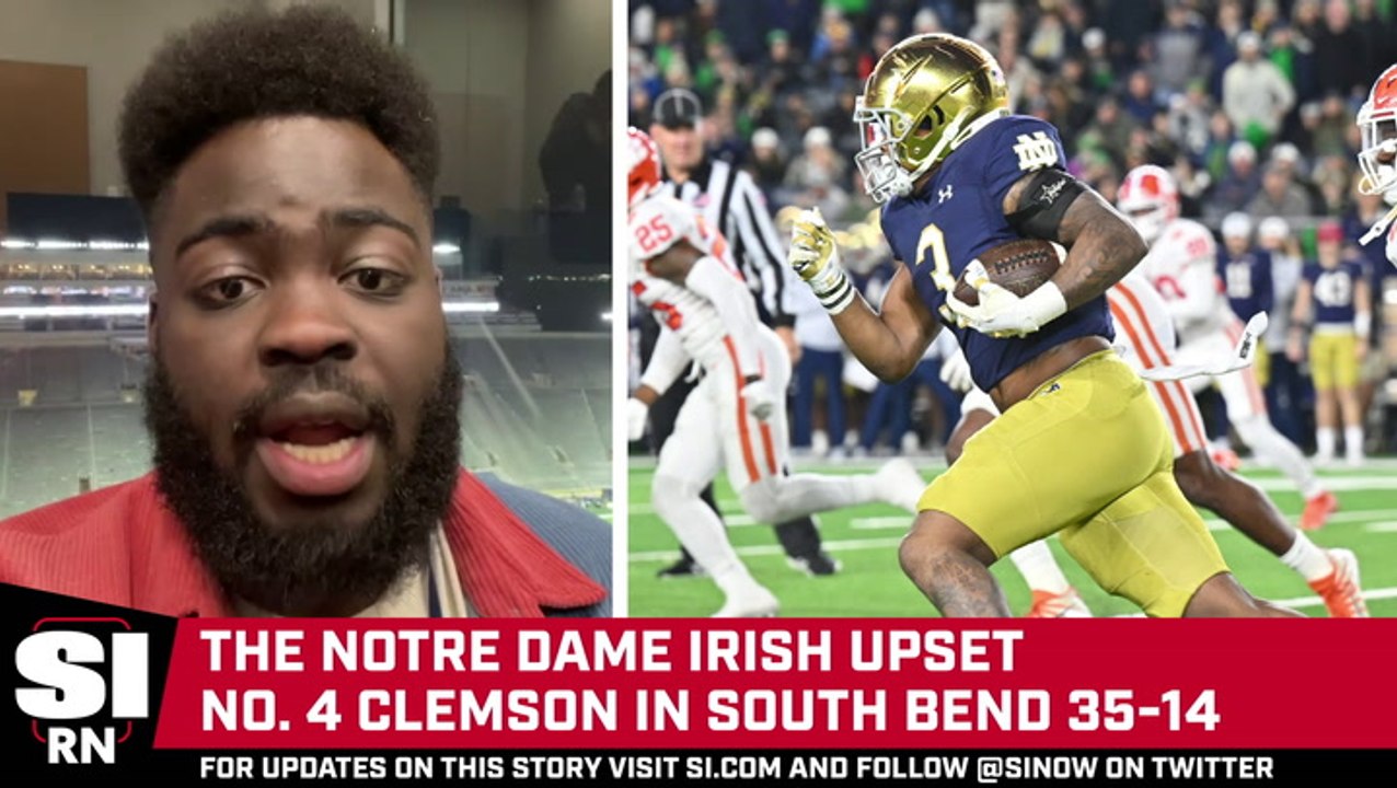 Notre Dame Upsets No. 4 Clemson 35-14