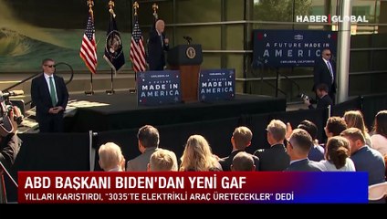 ABD Başkanı Joe Biden yılları karıştırdı, '3035 yılında...'
