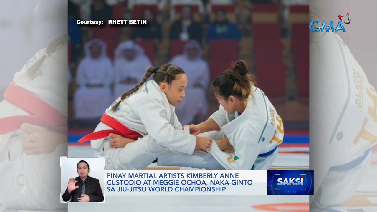 Pinay martial artists Kimberly Anne Custodio at Meggie Ochoa, naka-ginto sa Jiu-Jitsu World Championship | Saksi